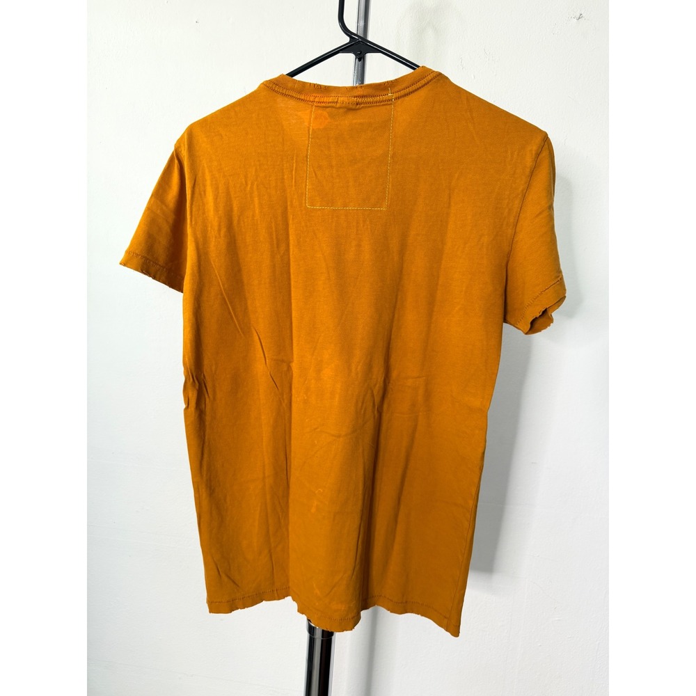 Aviator Nation T-Shirt Orange California Graphic Distressed Retro - Picture 4 of 6
